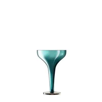 Image de LSA Epoque Coupe à Champagne 150ml Bleu Canard/Lustré x 2