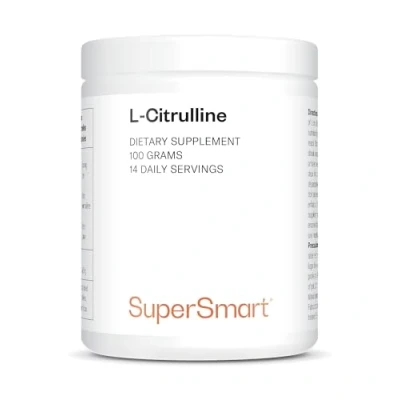 Image de L Citrulline en Poudre Pre Workout Vasodilatateur Contribue à une Synthèse Musculaire Optimale Aide Limiter les crampes et courbatures Vegan Sans Gluten Supersmart