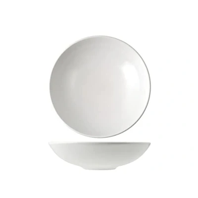 Image de H&amp;h set 6 piatti in stoneware denver bianco fondo 20