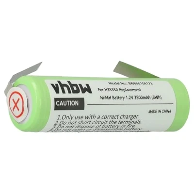Image de vhbw Batterie Compatible avec Braun Oral B Triumph 4000, Oxyjet, PrecisionClean Brosse à Dents électrique (2500mAh, 1,2V, NiMH)