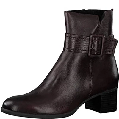 Image de Marco Tozzi Femme 2 25367 35 Bottine, Bordeaux Antic Comb, 37 EU
