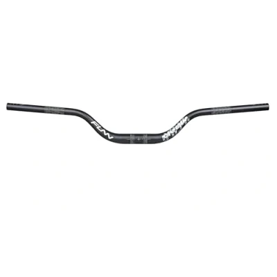 Image de Funn Upturn guidon de VTT à haute élévation avec collier serrage 31,8 mm et largeur 785 mm, en alliage léger durable pour vélo MTB BMX, 75 (Noir)