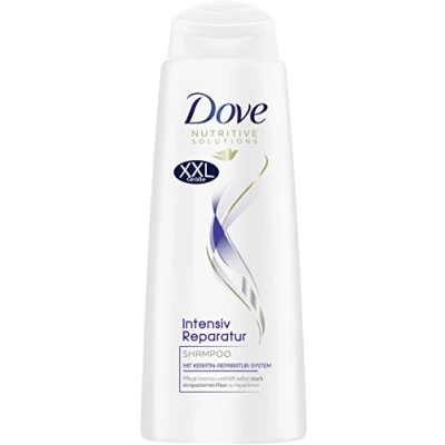 Image de DOVE Nutritive Solutions Lot de 3 shampoings réparateurs intensifs 400 ml Flacon XXL x