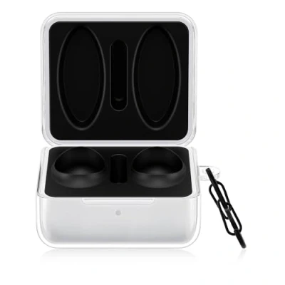 Image de kwmobile Étui Compatible avec INZONE Buds WF G700N Housse en Silicone Souple pour Écouteurs Transparent