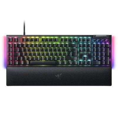 Image de Razer BlackWidow V4 Clavier Gaming Mécanique Chroma RGB (Switches Mécaniques Verts, 6 Touches Macros Dédiées, ABS à Double Injection) FR Layout Noir