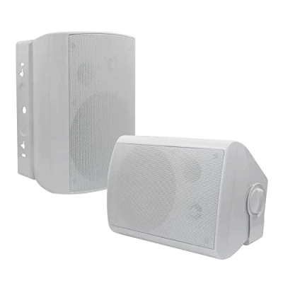 Image de Herdio 6,5 Pouces 400 Watts étanche Enceintes d&#039;extérieur Parleur Jardin, terrasse, Restaurant utilisateur Haut extérieur Blanc