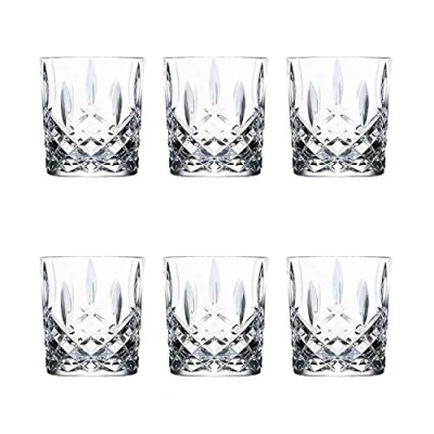 Image de RCR Cristal Orchestre Cut Verre Double ddl Old Fashioned Whisky Verres Gobelets Set 340ml Lot de 6
