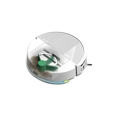 Image de Roomba 205 DustCompactor Combo Robot Aspirateur et Laveur avec compacteur de déchets intégré Clearview LiDAR 7000Pa SmartScrub Évite Les Obstacles Se Recharge reprend Le Travail Blanc