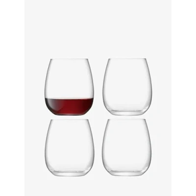Image de LSA BG11 Lot de 4 verres sans pied Borough, 455 ml, transparents