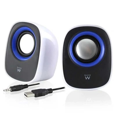 Image de Ewent EW3513 haut parleur 1 voie Noir, Bleu, Blanc Avec fil 5 W Neuf