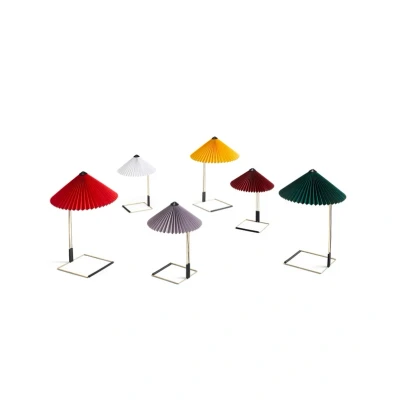 Image de Lampe à poser HAY Matin LED Coton Métal H52cm Lavande
