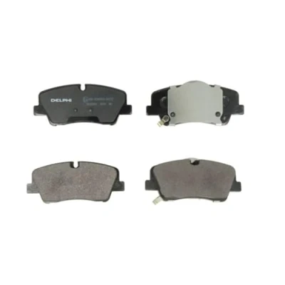 Image de DELPHI LP3295 Jeu de plaquettes frein avec indicateur d&#039;usure tôle anti bruit sans accessoires HYUNDAI: H350 Minibus