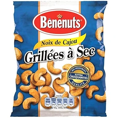 Image de Bénénuts Noix de Cajou Grillées à Sec 165g (lot 3)