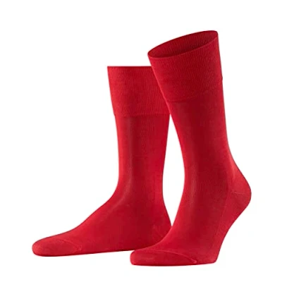 Image de Falke Tiago Business &amp; Casual Chaussettes, Homme, Taille: 43 44, Rot