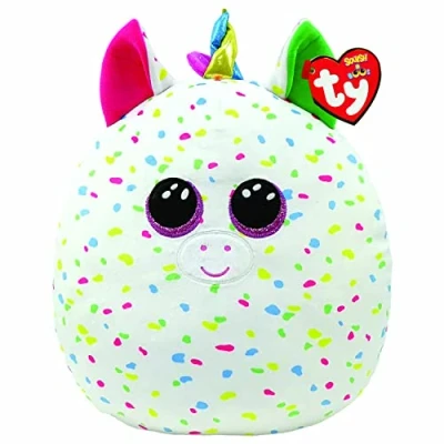 Image de Ty Squish a boos Coussin Harmonie la Licorne 40cm, Multicolore, TY39319, 40 cm