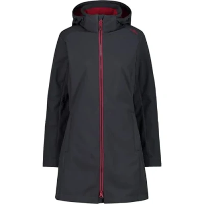 Image de CMP Parka femme avec capuche et zip, Anthracite Anémone, S