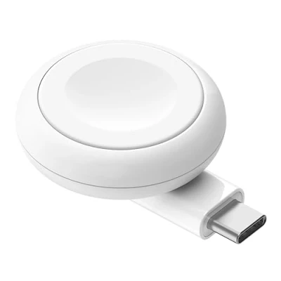Image de Belkin BoostCharge Chargeur Portable USB C pour Apple Watch (Certification MFi, Series 9, 8, 7, Ultra, etc., Produit Compatible avec MacBook, iPhone 15, Blanc)