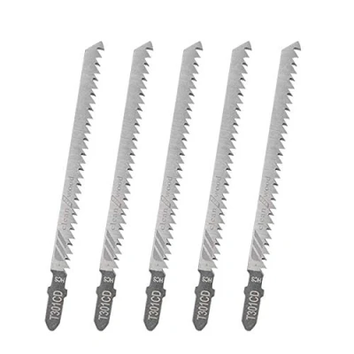 Image de BE TOOL Lot de 5 lames scie sauteuse T301CD avec tige en T pour couper du métal, bois, PVC et plus encore Compatible Bosch, Dewalt, Hitachi, Makita, Festool, etc