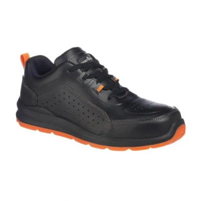 Image de Portwest Compositelite Chaussures de sécurité perforées S1P Noir/orange Taille 28