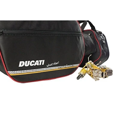 Image de made4bikers Compatible avec Les modèles Ducati Multistrada 1200 à partir de 2015 / 1260 et 950 2017: Poches intérieures/Sacs intérieurs pour valises latérales