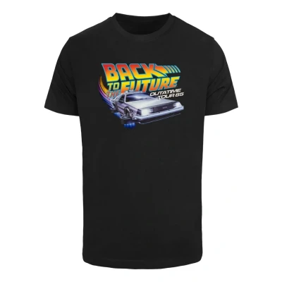 Image de Merchcode Outatime 85 TEE Tshirt imprimé, Homme, Taille: Large, Black