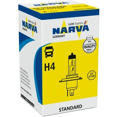 Image de NARVA 488923000 Ampoule, projecteur longue portée H4 24V 75/70W Halogène MERCEDES BENZ: T2/LN1 Сamion à Plateau/Сhâssis