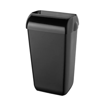 Image de Distributeur de poubelle ouvert 43L Noir