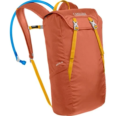 Image de CAMELBAK 18L Sac d&#039;hydratation Arête 18 avec Poche à Eau 2 L Unisex Adult, Gingembre/Baguette DORÉE