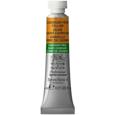 Image de Winsor &amp; Newton Aquarelle Professionnel Peinture Aquarelle, Haute Luminosité, Résistante à la Lumière, Qualité Archive, Tube de 5 ML, Couleur Jaune sans cadmium