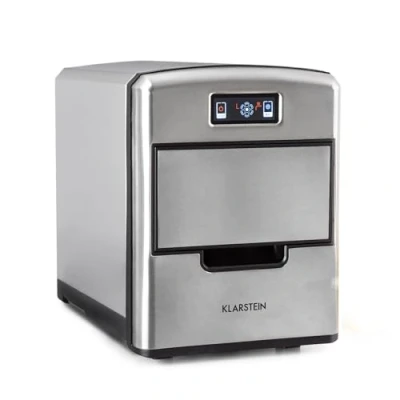 Image de Klarstein Machine a Glacons pour la Maison, Capacité de 2,1L, Fabrique Rapidement Jusqu&#039;à 12kg Petits, Moyens et Grands Glacons, Ice Maker avec Alarme Securité, Facile à Nettoyer