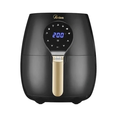 Image de ARDES AR1K33 Friteuse à Air chaud Capacité 5 litres Fryer Maxi avec affichage numérique et minuterie 60 minutes Température maximum 200C Eldorada ‎, Black