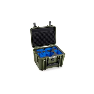 Image de Valise B&amp;W Type 2000 pour DJI Mini 4 Vert