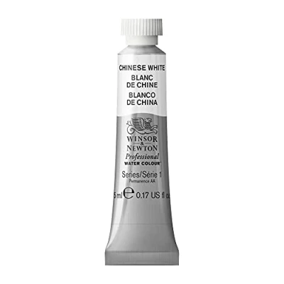 Image de Winsor &amp; Newton Aquarelle Professionnel Peinture Aquarelle, Haute Luminosité, Résistante à la Lumière, Qualité Archive, Tube de 5 ML, Couleur Blanc Chine ROW