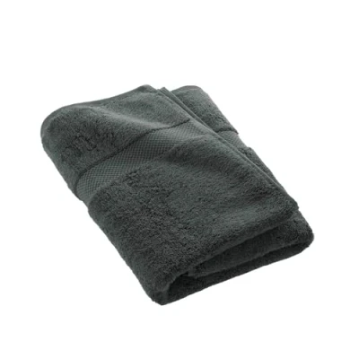 Image de douceur d&#039;intérieur, Drap de Douche (70 x 130 cm) Elegance Anthracite, 100 % Coton Uni