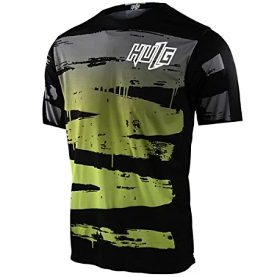 Image de Maillot De VTT pour Homme Manches Courtes Respirant Séchage Rapide,Cyclisme Vélo Route/Multisport/Fitness (Style 9,4XL)