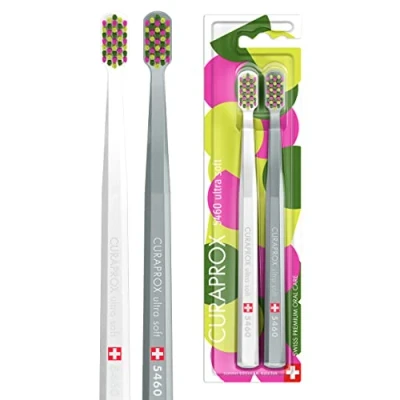 Image de Curaprox CS 5460 Brosse à dents manuelle ultra douce Édition spéciale Summer 2023 Lot de 2 brosses souples
