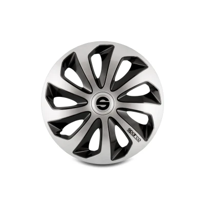 Image de SPARCO SICILIA SPC1373SVBK Enjoliveurs 13Pouces noir/argenté