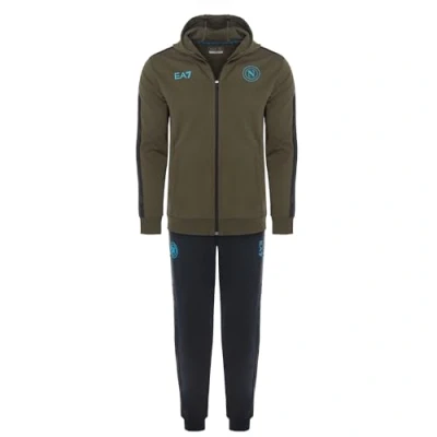 Image de SSC NAPOLI [EA7 Combinaison Interlock Azzurro, EA7 Produit officiel, à Capuche Football 2024/2025, XL