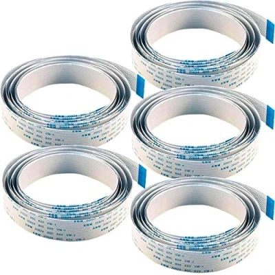 Image de AZDelivery 5 x Câble de Remplacement Flex 200 cm pour caméra/écran Raspberry Pi