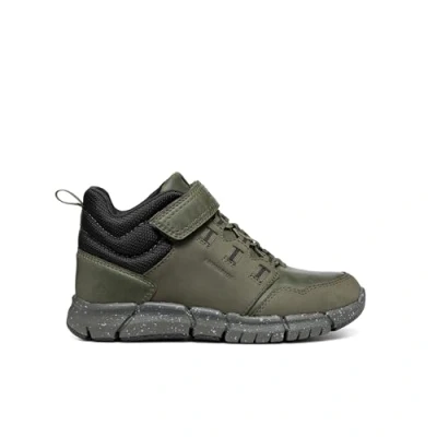 Image de Geox J FLEXYPER Boy B ABX Bottine, DK Green/Black, 32 EU