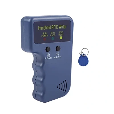 Image de Sonew 125KHz EM4100 Copieur RFID Tenu dans la Main Carte d&#039;identité portative Lecteur/Graveur Duplicateur + Porte clés