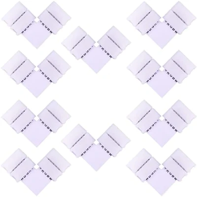 Image de LitaElek 10pcs Connecteur d&#039;angle Bande LED 5 Broches pour RGBW Strip de 10mm Large en Forme L Ruban 5050 Splitter à Angle Droit Stripe