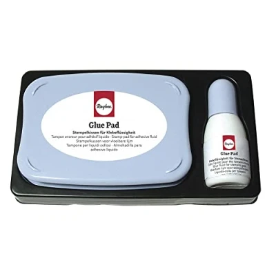 Image de Rayher Glue Pad Tampon encreur pour adhésif liquide, av. colle fl. 15ml, 3332100