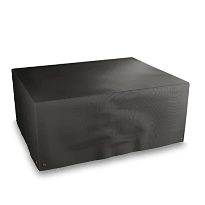 Image de Bosmere Housse de table rectangulaire toutes saisons, 100 % imperméable, protection UV, tissu Oxford 600D robuste, L210 x L110 H71 cm, A561C