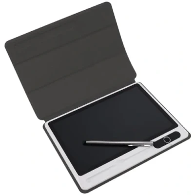 Image de EMEBAY Bloc Notes électronique Tableau d&#039;écriture Intelligent avec étui de Protection, Tablette à Dessin LCD 10.1 Pouces, Outil Peinture la Main pour Enfants/Adultes/Notes/Enseignants
