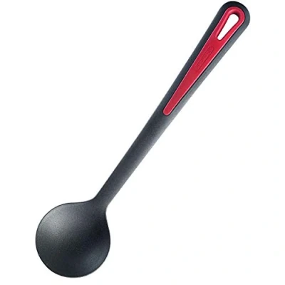 Image de Westmark Cuillère à légumes/à Wok/pour Cuisson, Résistant la chaleur jusqu&#039;à 270 C, PPA, Longueur : 31,5 cm, Gallant Plus, Noir/rouge, 29652275