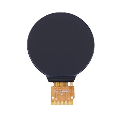 Image de Module d&#039;Affichage, DC 3.3V 1.28inch IPS Ecran d&#039;Affichage LCD Rond RVB 0.7mm 12Pin 240 * GC9A01 Interface SPI du Pilote 240x240 Résolution