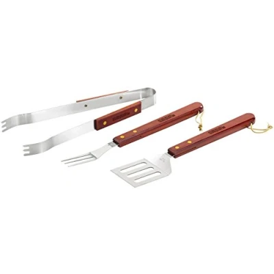 Image de Set de 3 ustensiles barbecue en inox [Pearl]
