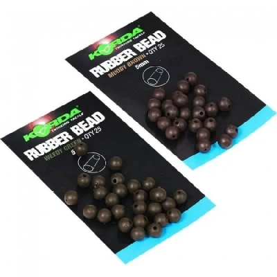 Image de Korda Rubber Bead (25 pcs) Couleur : Muddy Brune