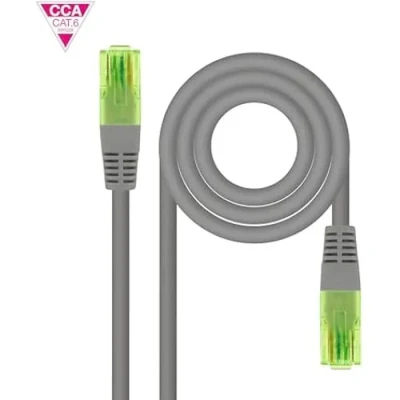 Image de Câble de réseau RJ45 CAT.6 UTP AWG26 CCA NANO CABLE 10.20.1407 7 mètres Gris